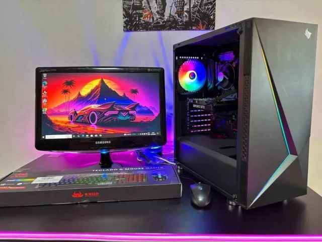 Pc gamer i5 9° - Gtx 1650 para jogos e estudos - Foto 4