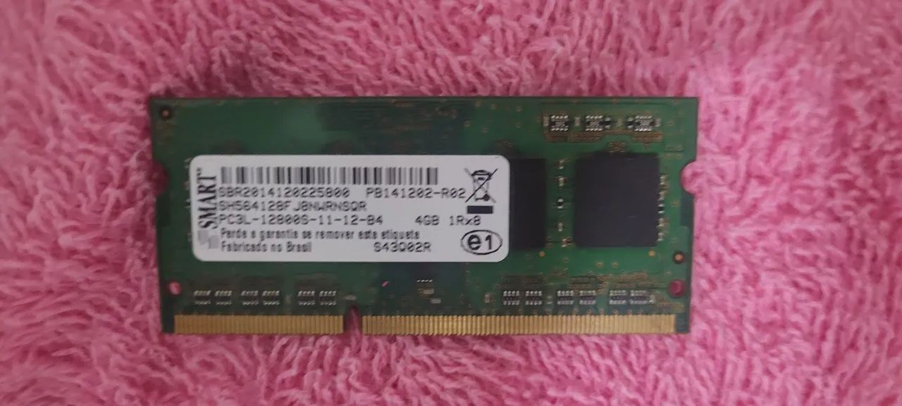 Memória RAM Smart 4GB DDR3 Notebook