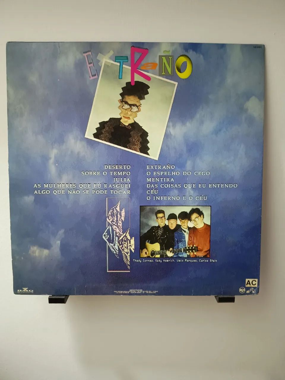 LP - Disco de Vinil - Nenhum de Nós - Extrano - 1990 - Foto 2