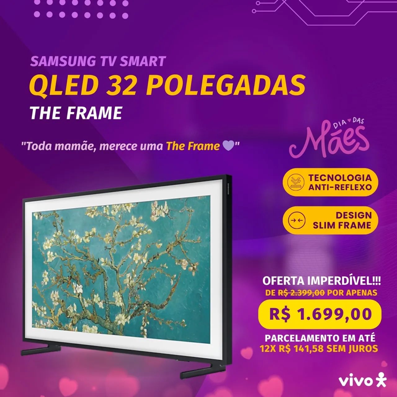 Samsung Smart The Frame - 32 polegadas