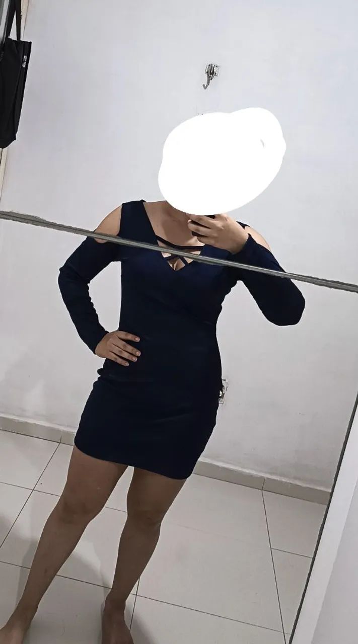 Vestido azul marinho  - Foto 2