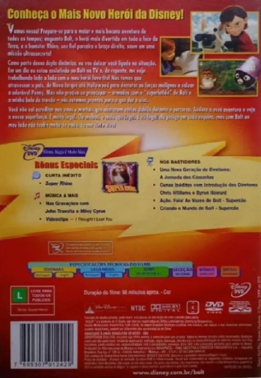 DVD Bolt Supercão - Foto 2