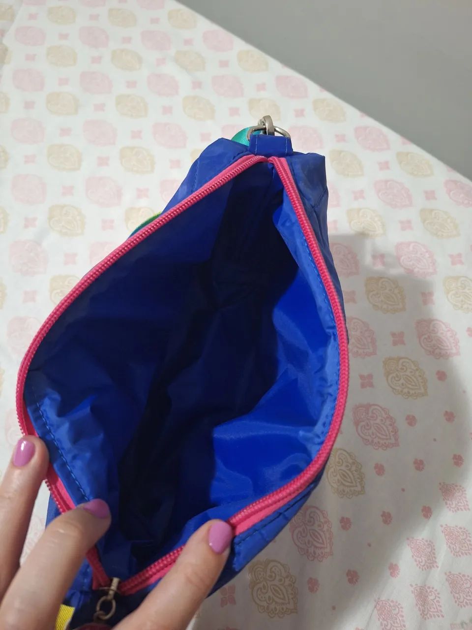 Bolsa/necessaire artesanal - Foto 2