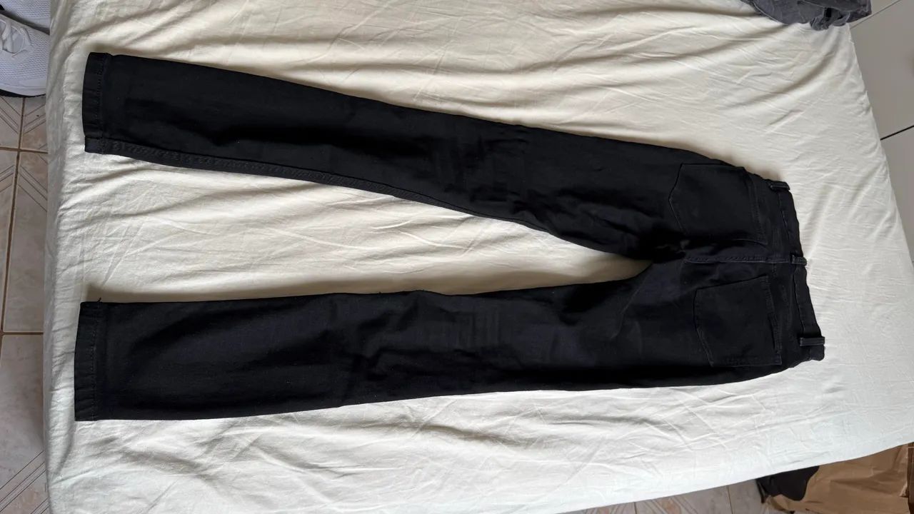 Calça preta Zara 32/34 - Foto 2