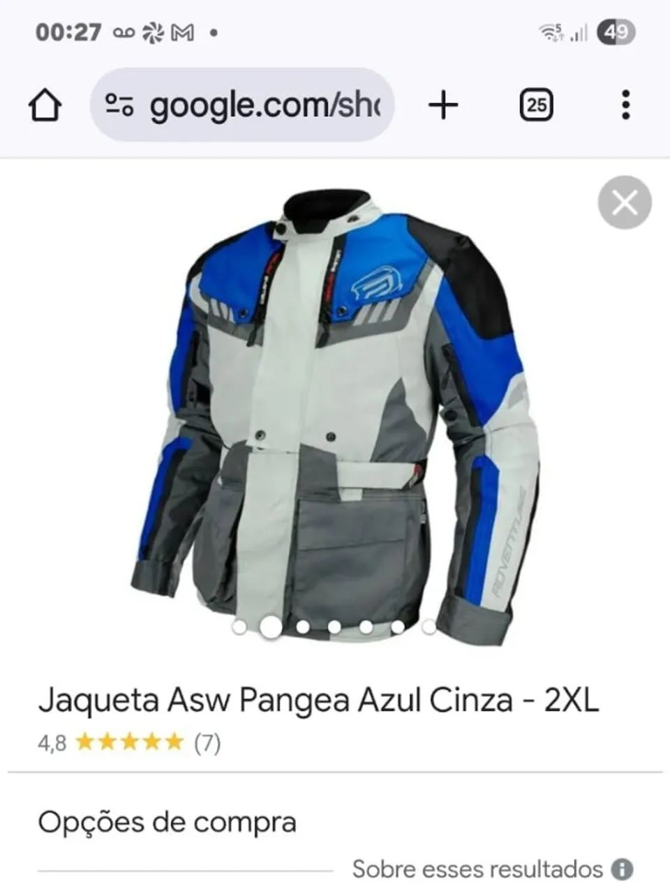 Jaqueta ASW Pangea 2XL Moto - Foto 2