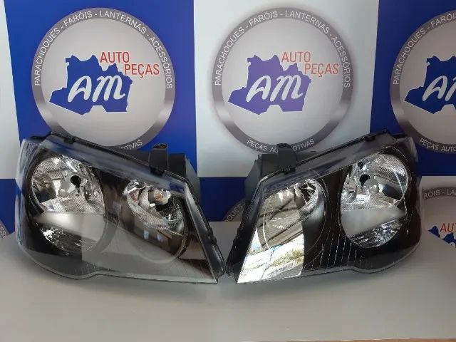 farol golf 2008 a 2013 mascara negra - Foto 3