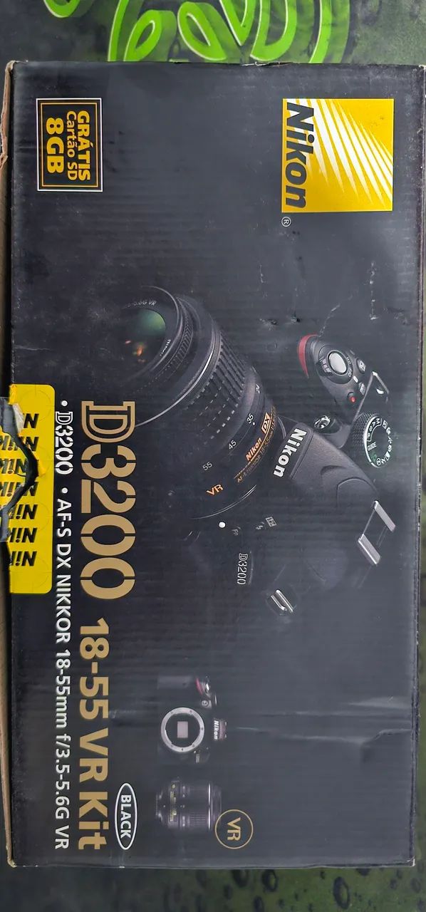 Câmera Nikon D3200 18-55 VR Kit