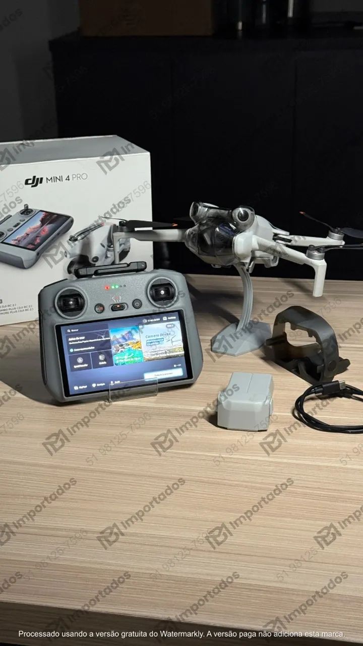 Drone Dji Mini 4 Pro + Controle com tela e Bateria Plus| Garantia | Perfeito Estado