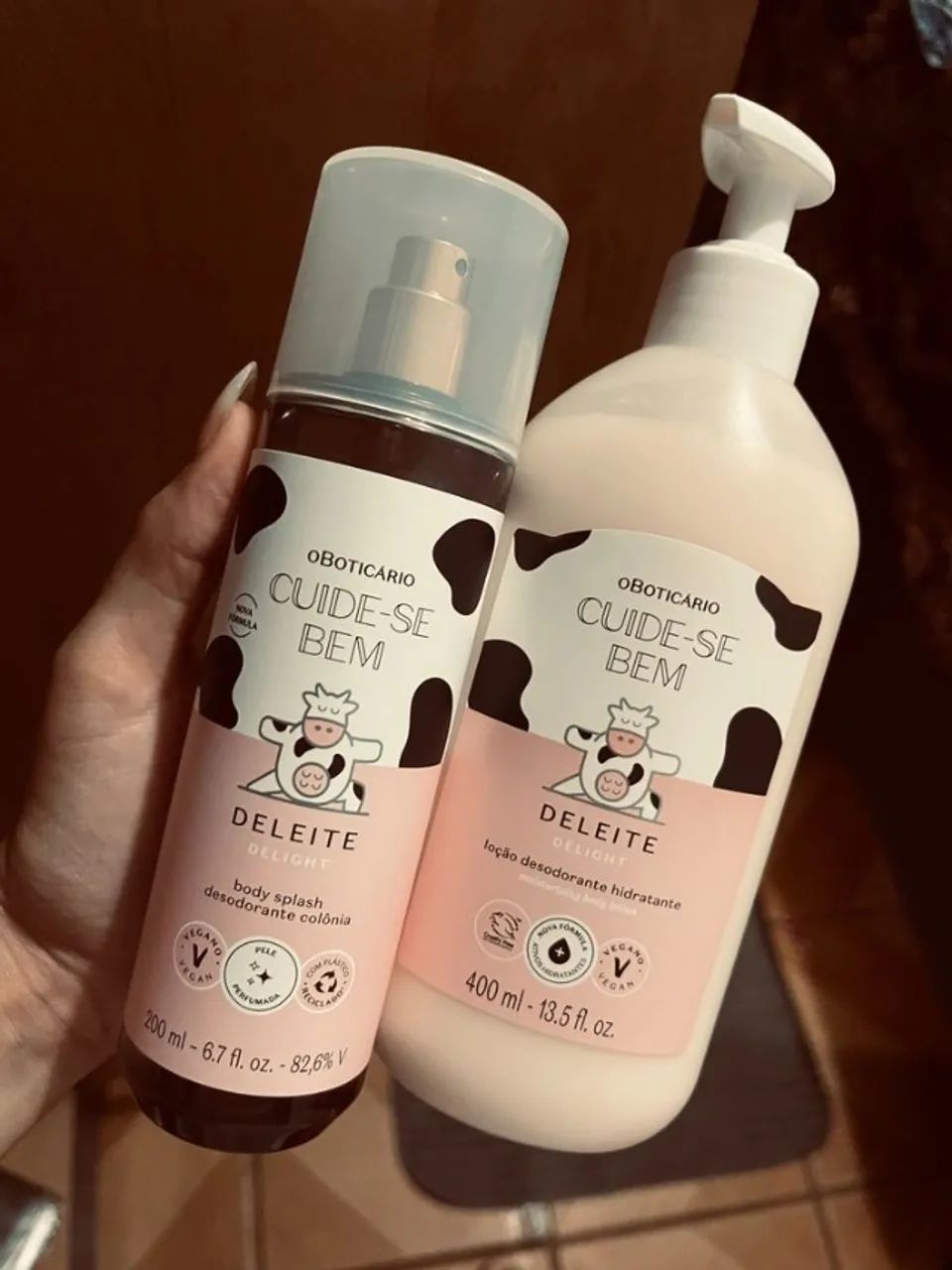 ? Combo Cuide-se Bem Deleite (Body Splash + Loção) ? Por APENAS R$ 150!  