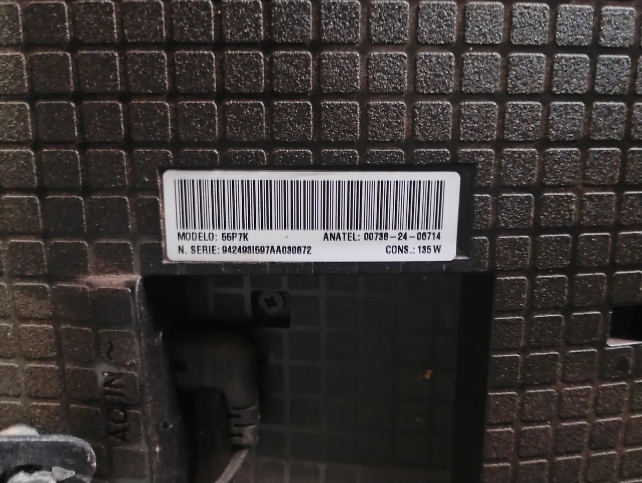 VENDO TV 55 POLEGADAS COM UM MÊS DE USO - Foto 2