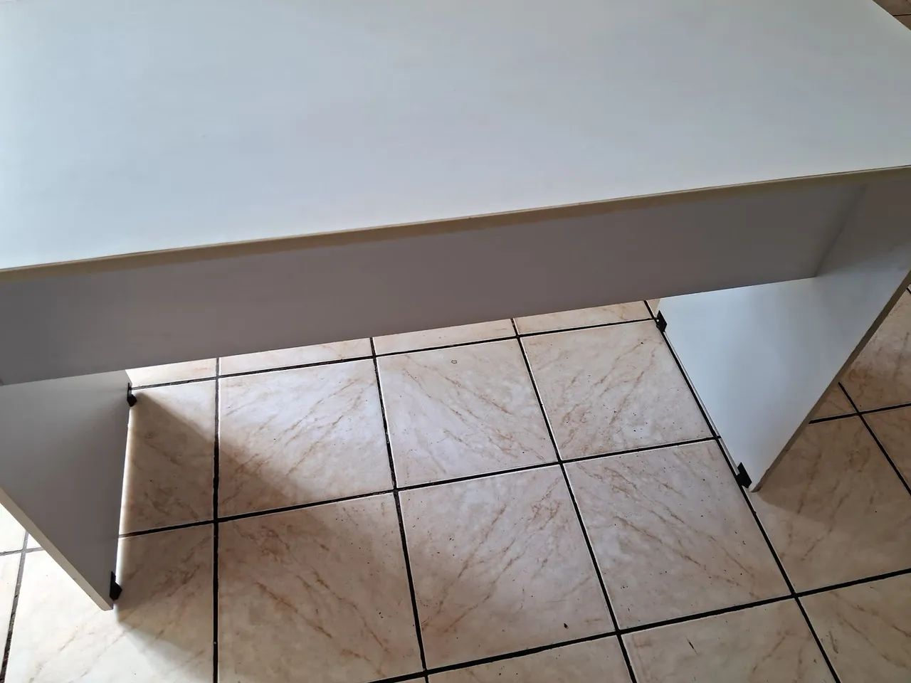 Mesa de Escritório/escrivaninha Branca - Foto 2