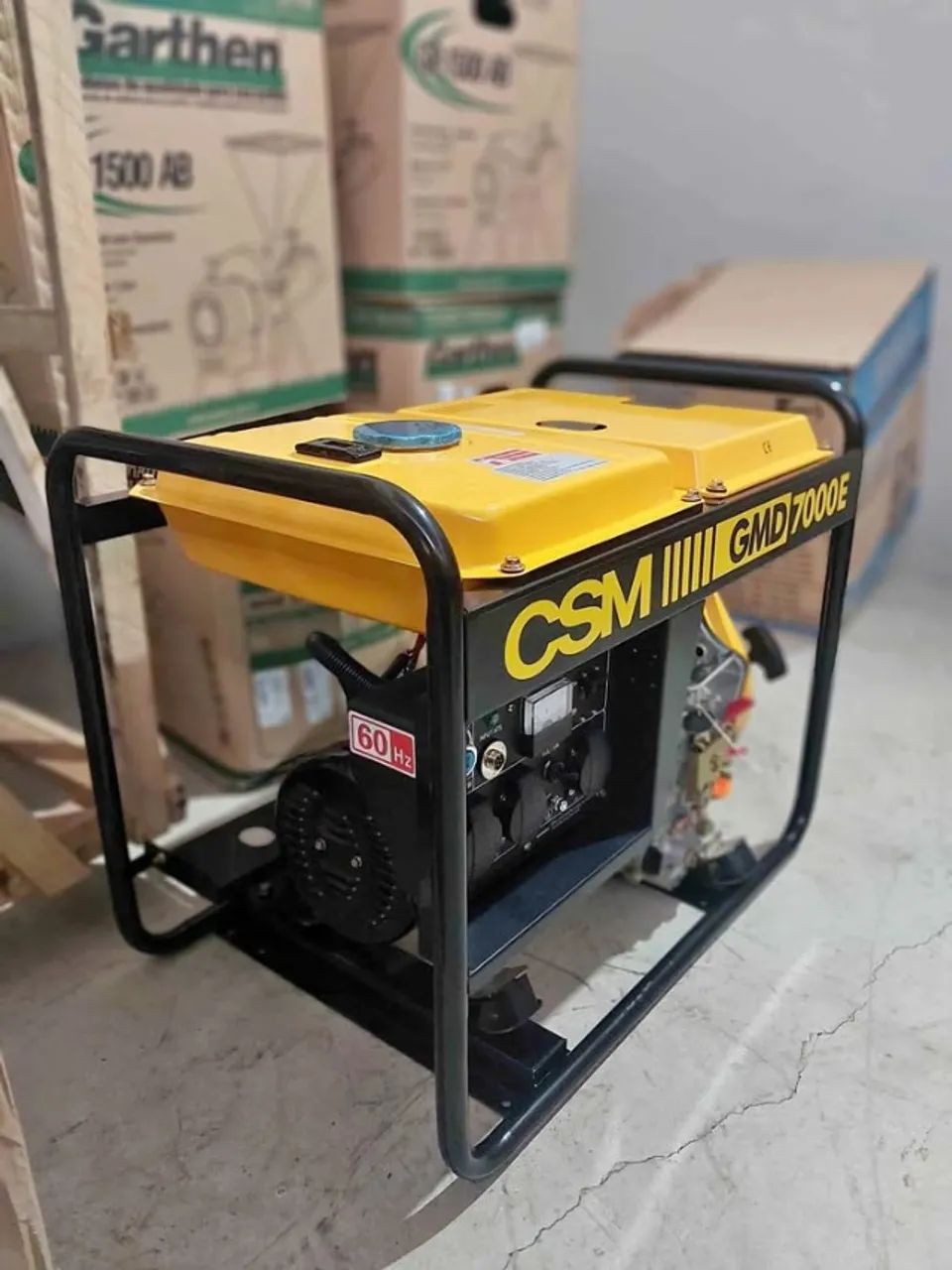 Gerador de Energia a Diesel 6.25Kva Partida Elétrica CSM (Loja/Novo) - Foto 2