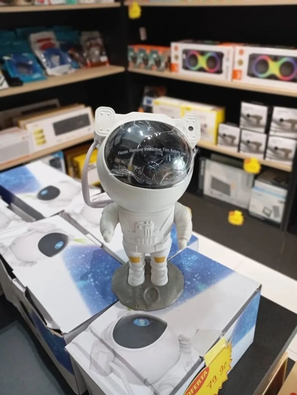 Lâmpada de projetor Led Galaxy Astronaut USB Light - Foto 2