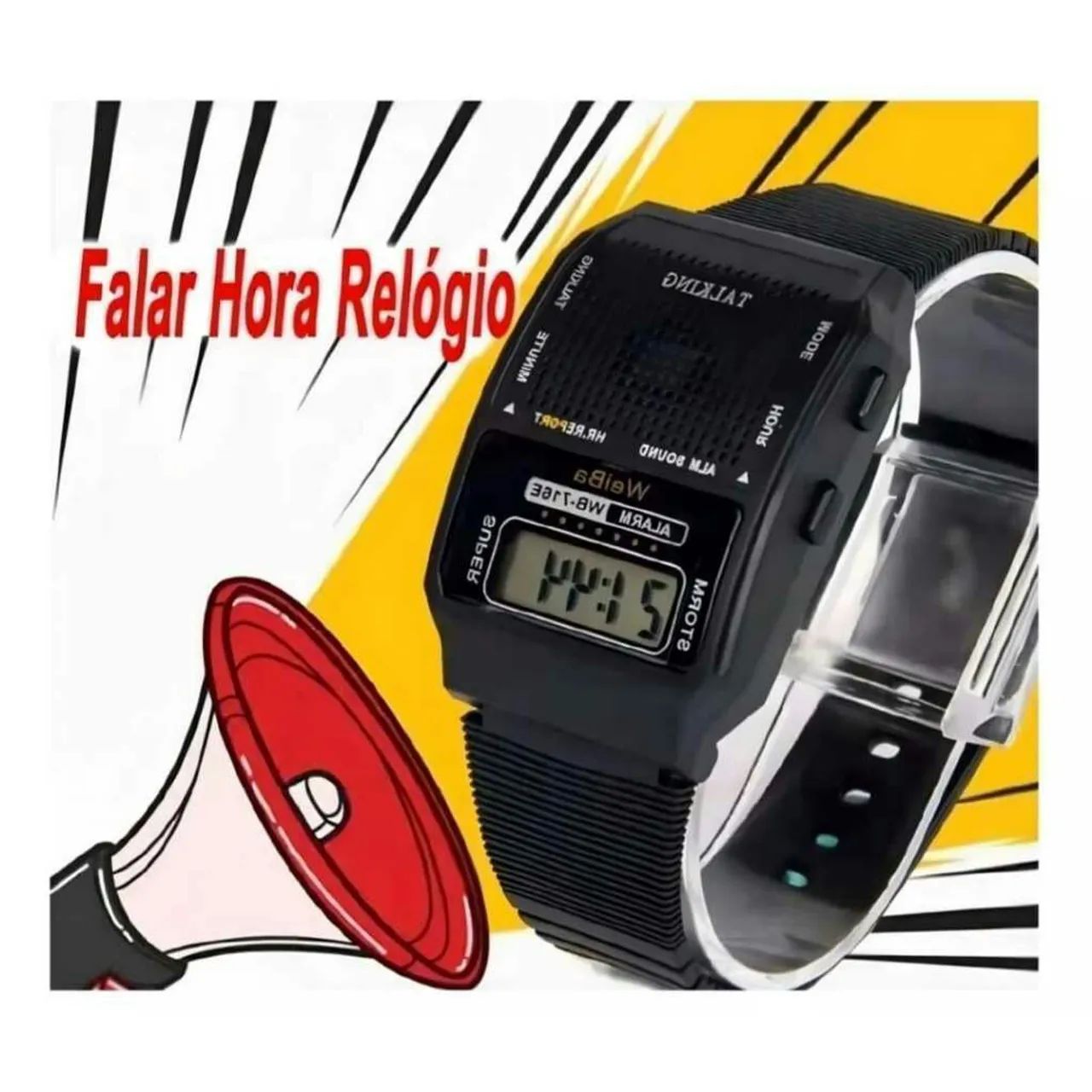 Relógio Digital com Função de Fala