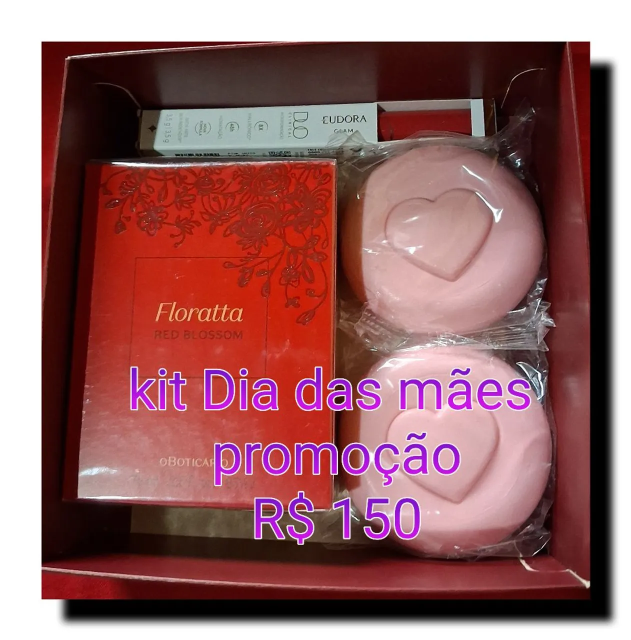 Kit Dia das Mães Floratta Red Blossom - Promoção