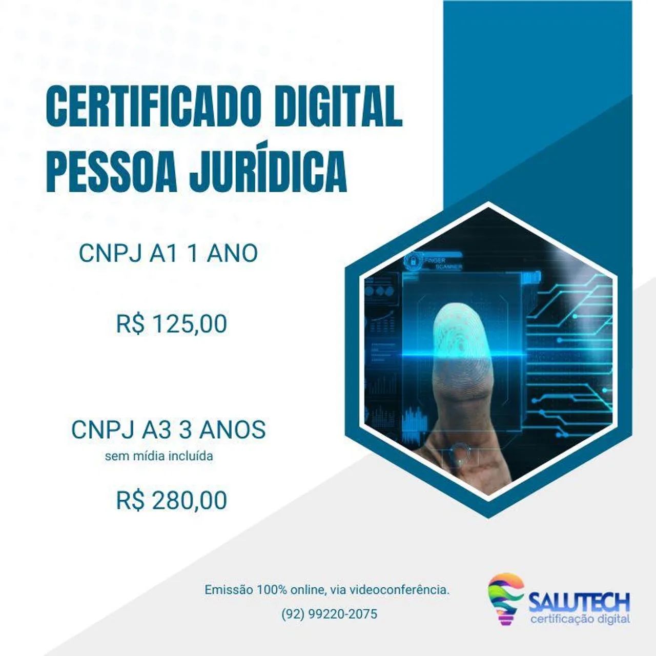 Certificado Digital Pessoa Física - Emissão Online! - Foto 2
