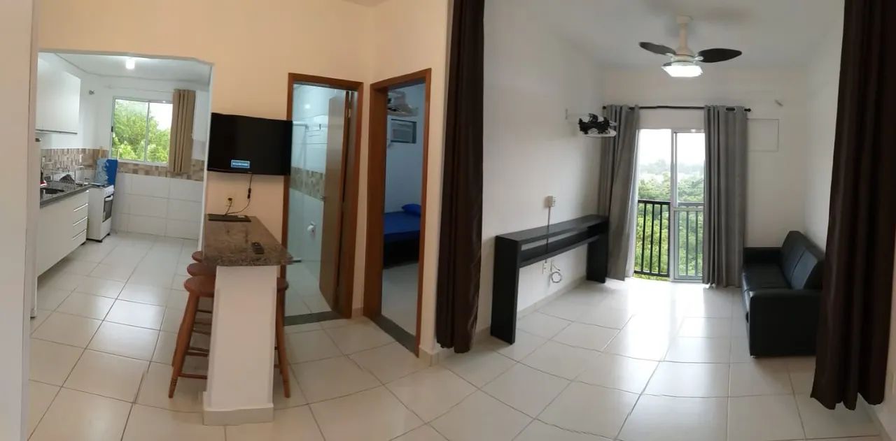Locação de TEMPORADA de APARTAMENTOS MOBILIADOS mensal ou temporário em Cuiabá - Foto 2