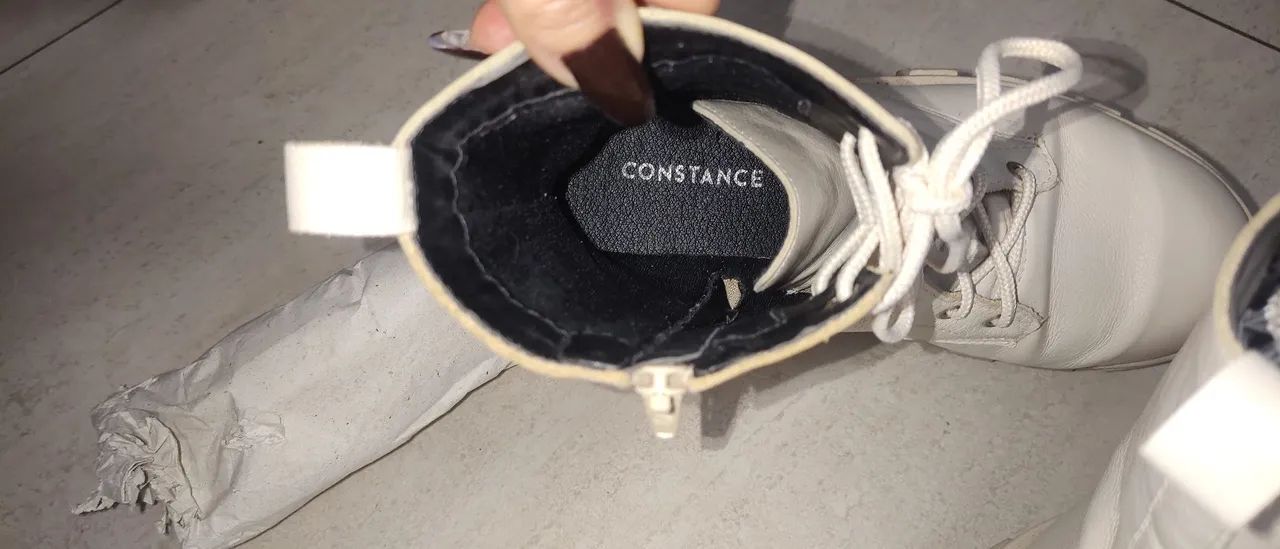 Bota off white Constance - Tam:36 - Foto 5