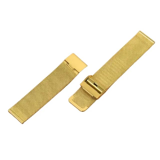 Pulseira p/ Smartwatch Dourada Metal Aço 20mm - Foto 3