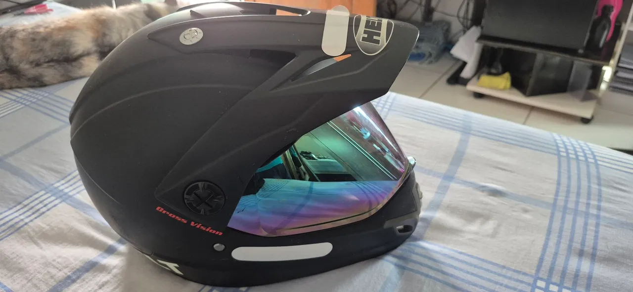 Capacete Cross Vision Preto