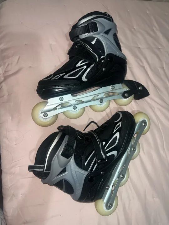 Patins Oxer Light Inline Abec7 Roda de Led  - Foto 5