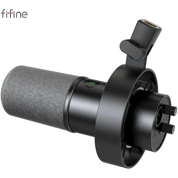 Microfone Dinâmico Fifine K688 Usb/xlr Preto - Foto 2