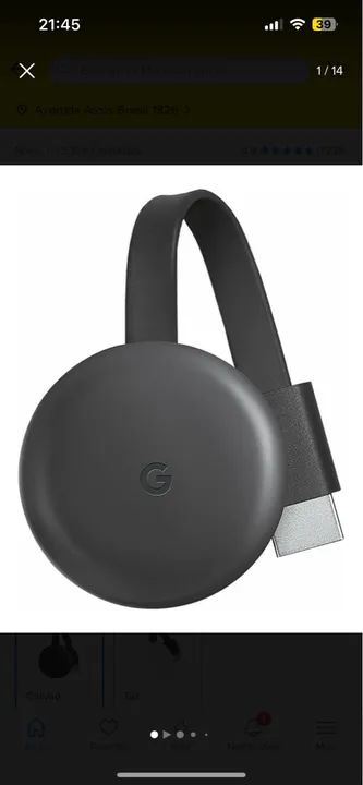 Google Chromecast 3 Geração - seminovo - Foto 2