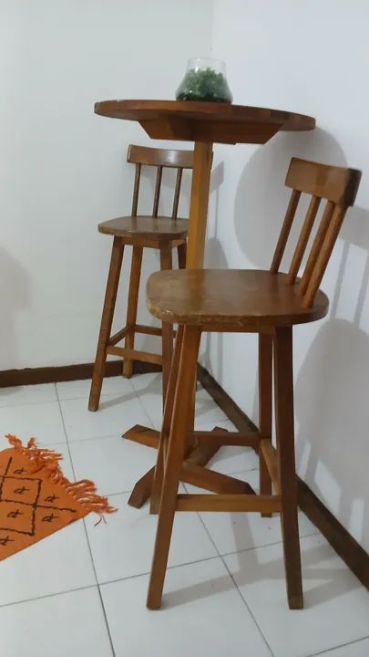 Cadeiras de madeira Bar, OPORTUNIDADE! - Foto 4