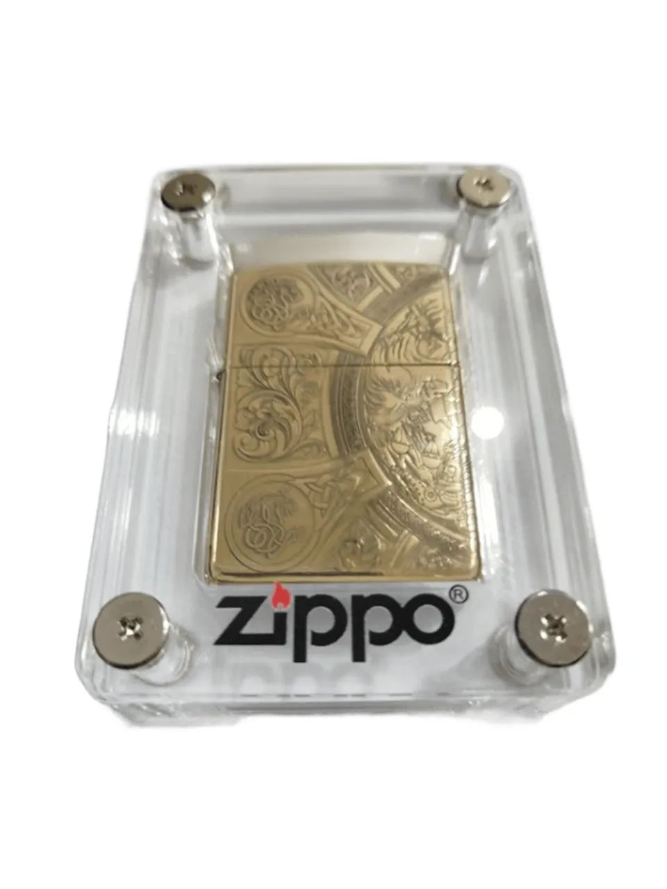 Isqueiro Zippo 4 cavaleiros apocalipse novo com case de acrílico - Foto 2