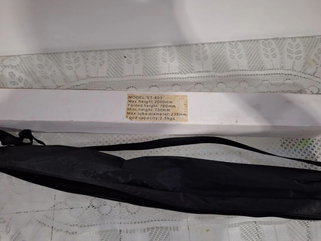 Tripe para câmera 2 metros + capa de transporte  - Foto 2