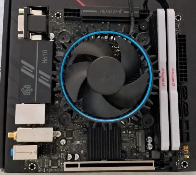 Placa mãe H610m mini Itx (Nova) i3 12100F Memo 2x8gb Leiam o anuncio! - Foto 2