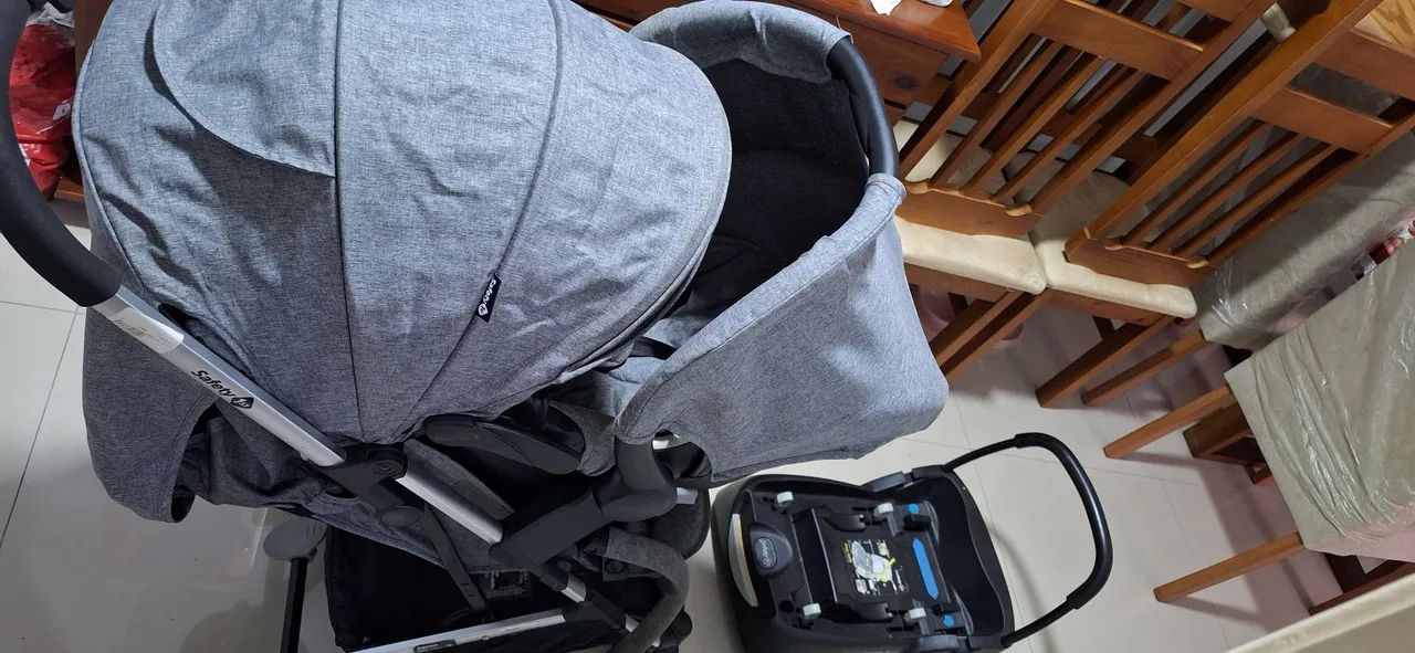 Carrinho de bebê + bebê conforto safety 1st - Foto 6