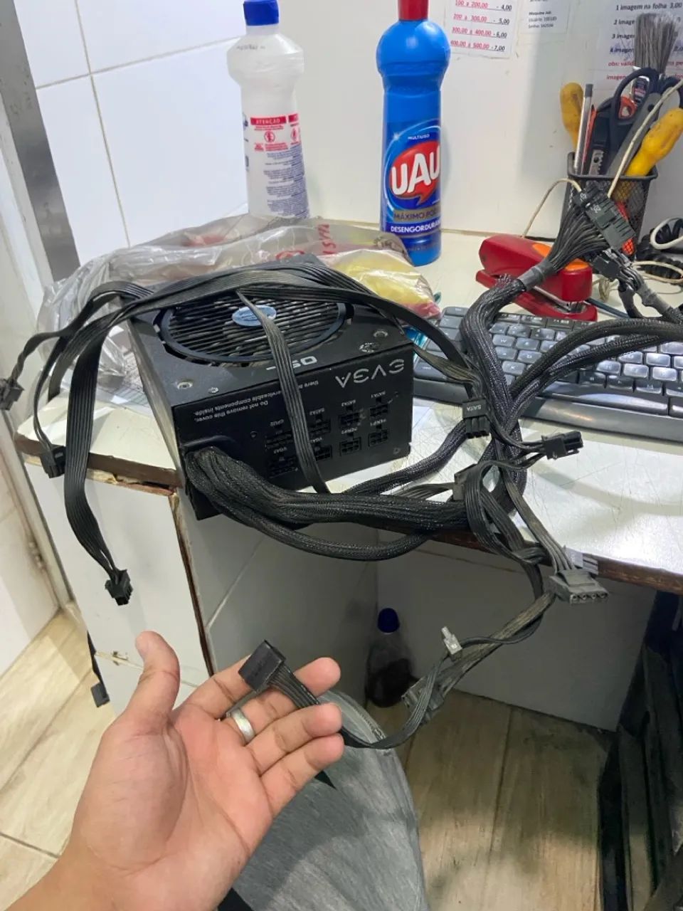 Fonte EVGA 750w 80 Plus Bronze  - Foto 4