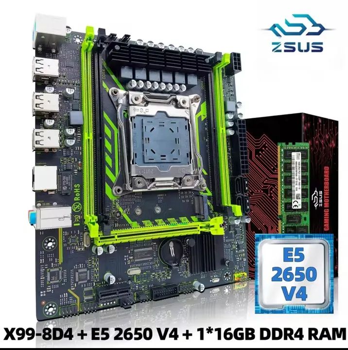 Vendo kit xeon e5 2650 v4 cpu ddr4 16 gb de memória ram. - Foto 4