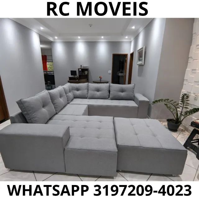 Sofá Modulado Toro - Espaço, Estilo e Conforto para sua Sala