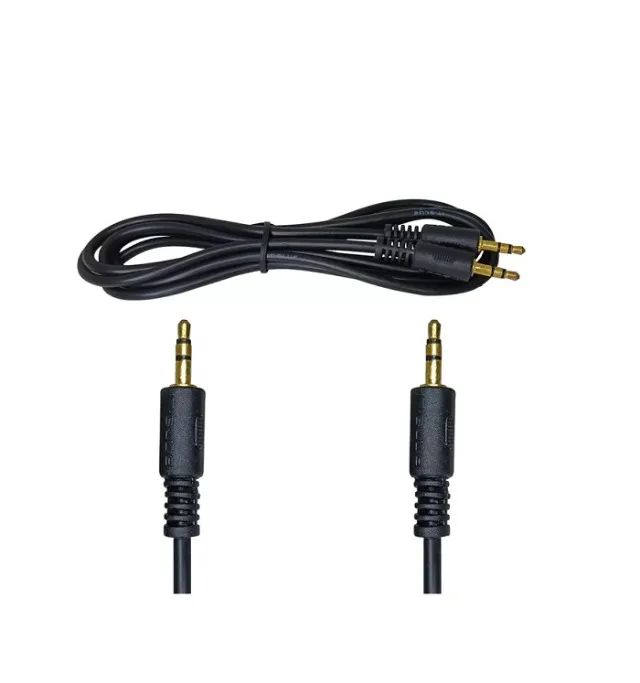 Cabo Auxiliar P2 + P2 Dourado 1,5m - Foto 3