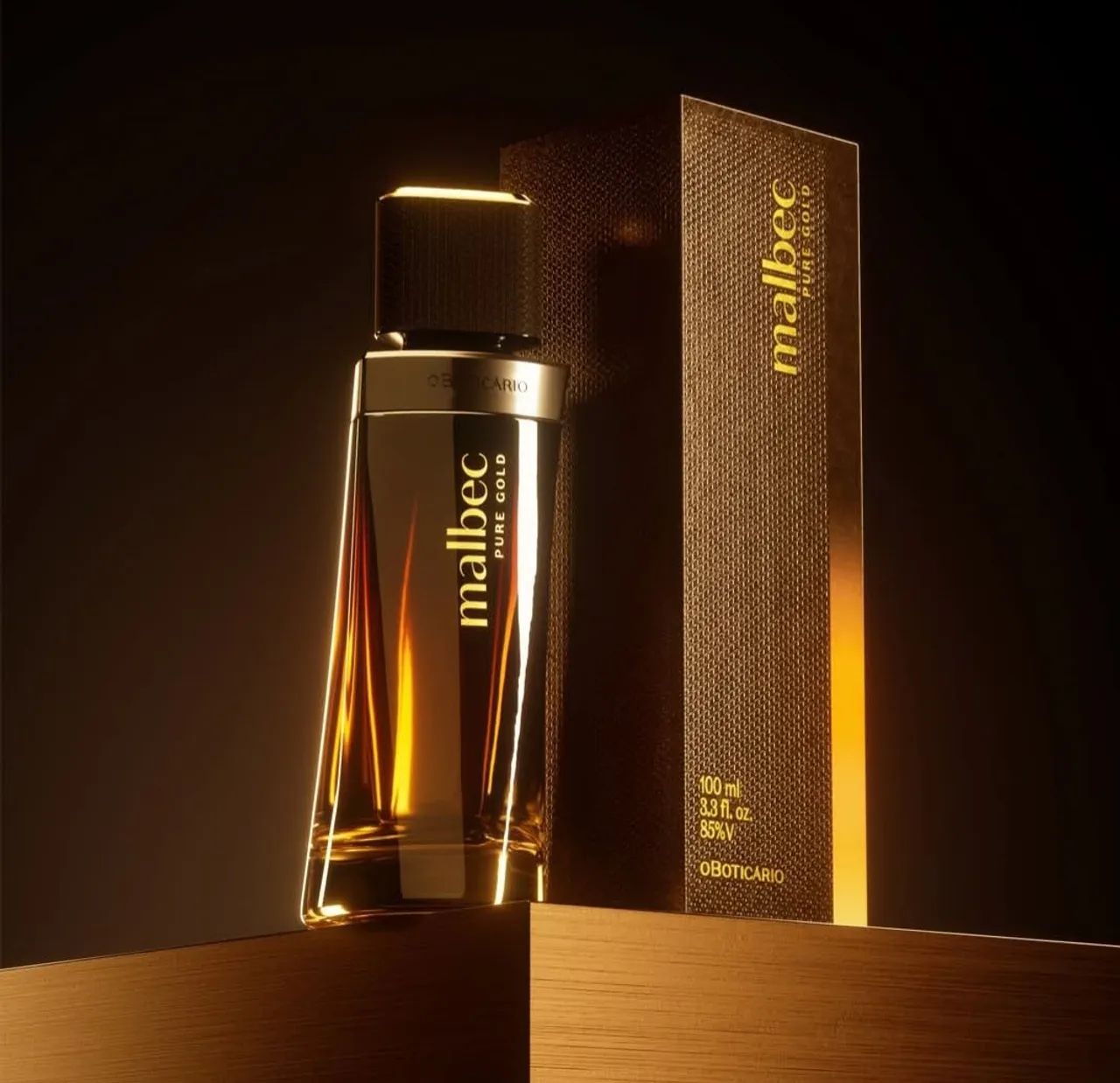 Perfume Malbec Pure Gold 100ml - Foto 3