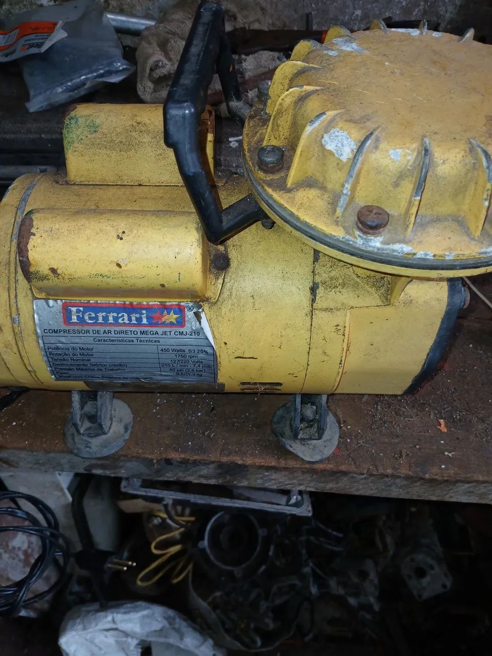 Compressor de Ar Direto Ferrari Mega Jet CMJ-210