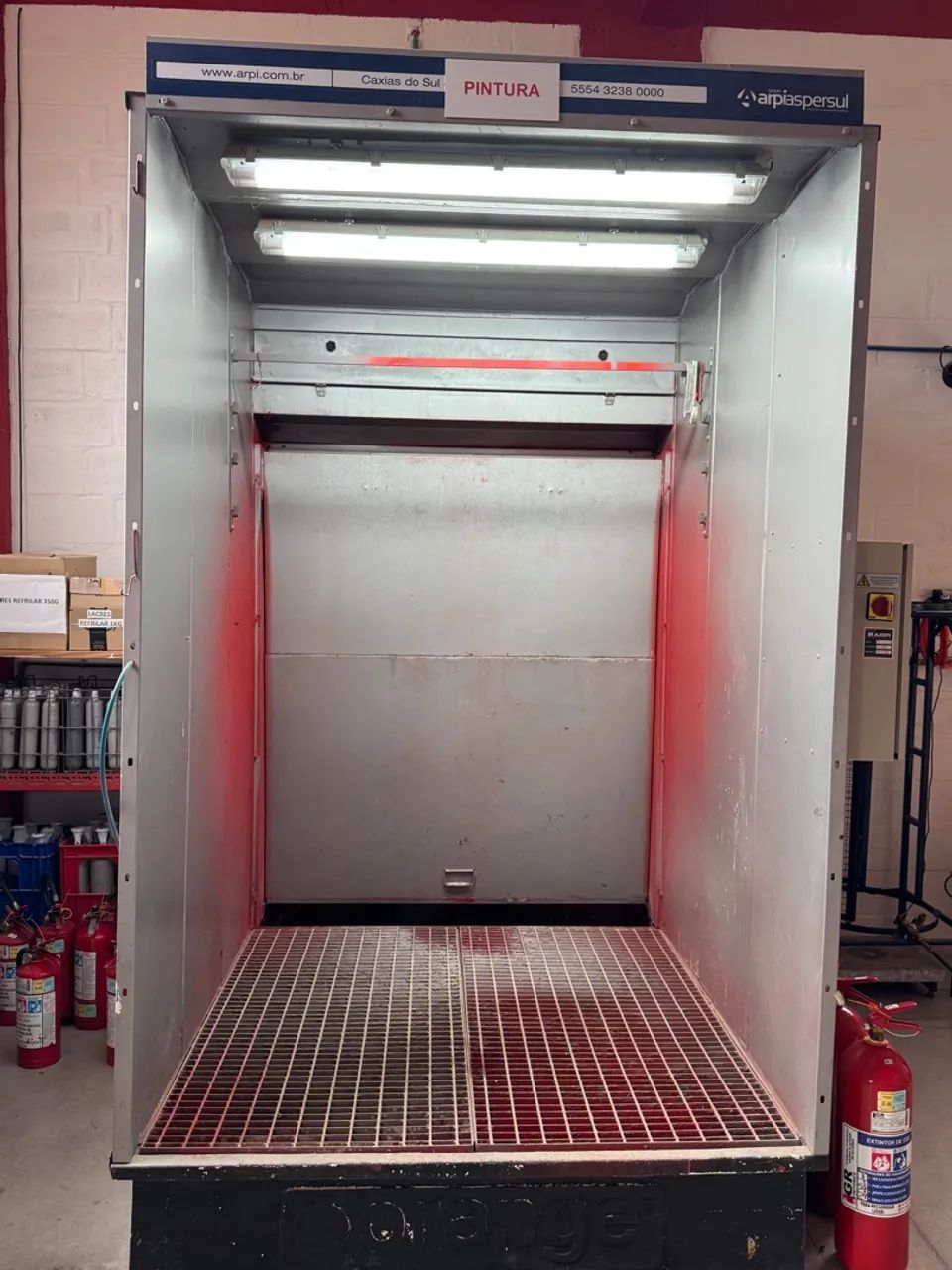 Cabine de Pintura Industrial Completa