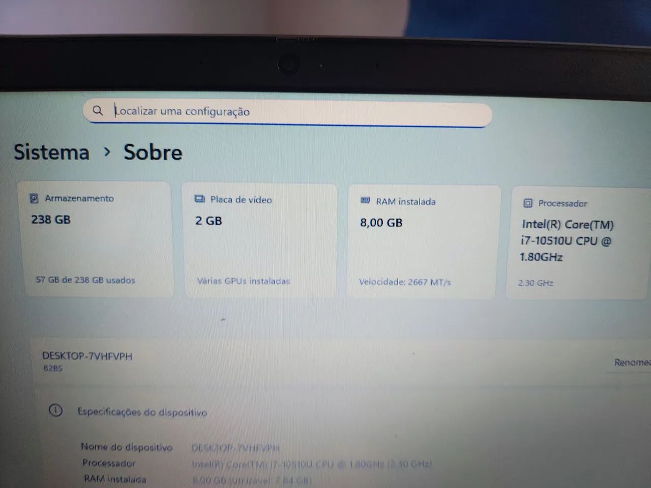 Notebook i7 com placa de vídeo 2gb - Foto 3