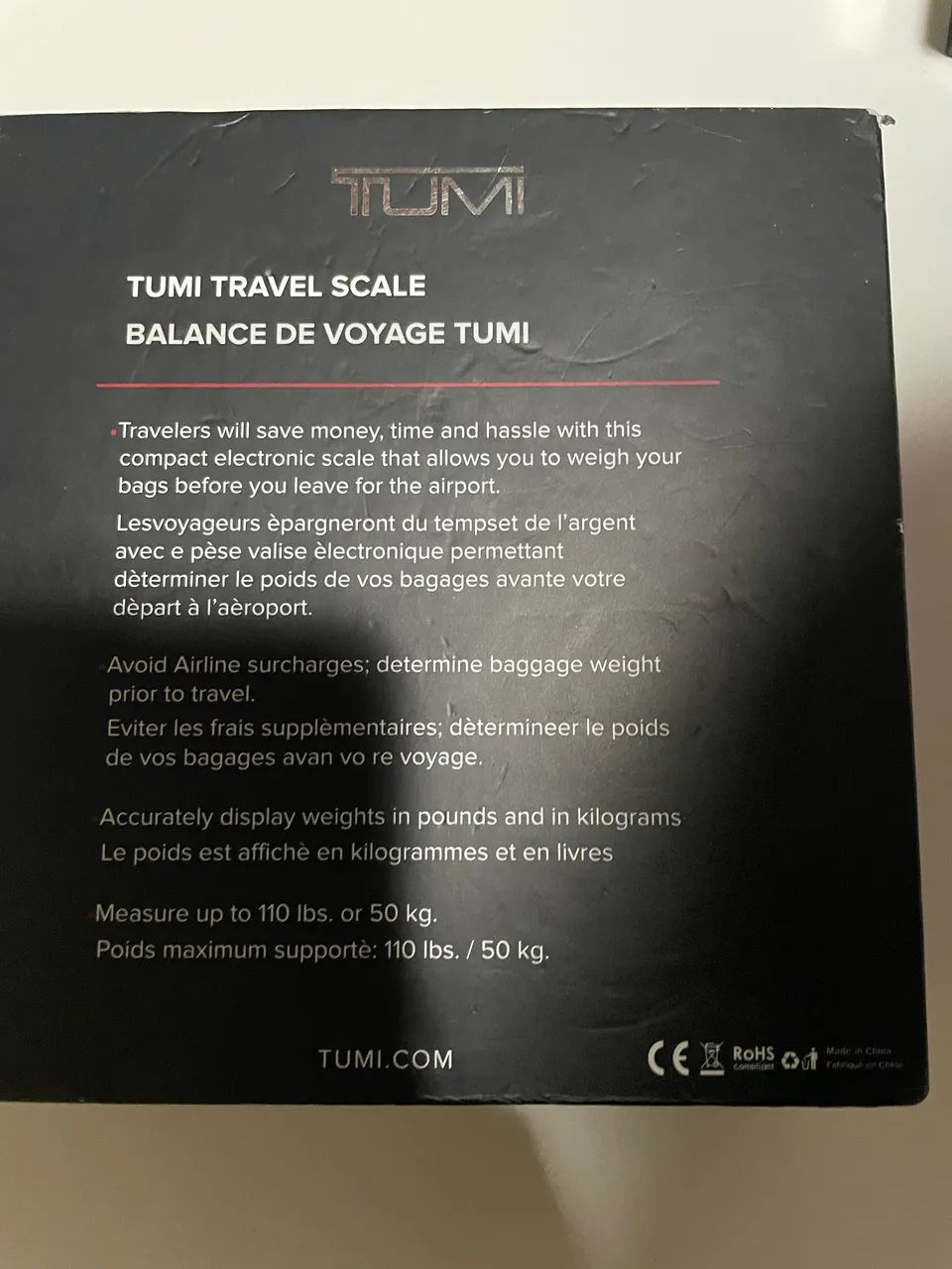 Balanca Digital De Bagagem Tumi Travel Scale Original Completa Na Caixa? - Foto 3