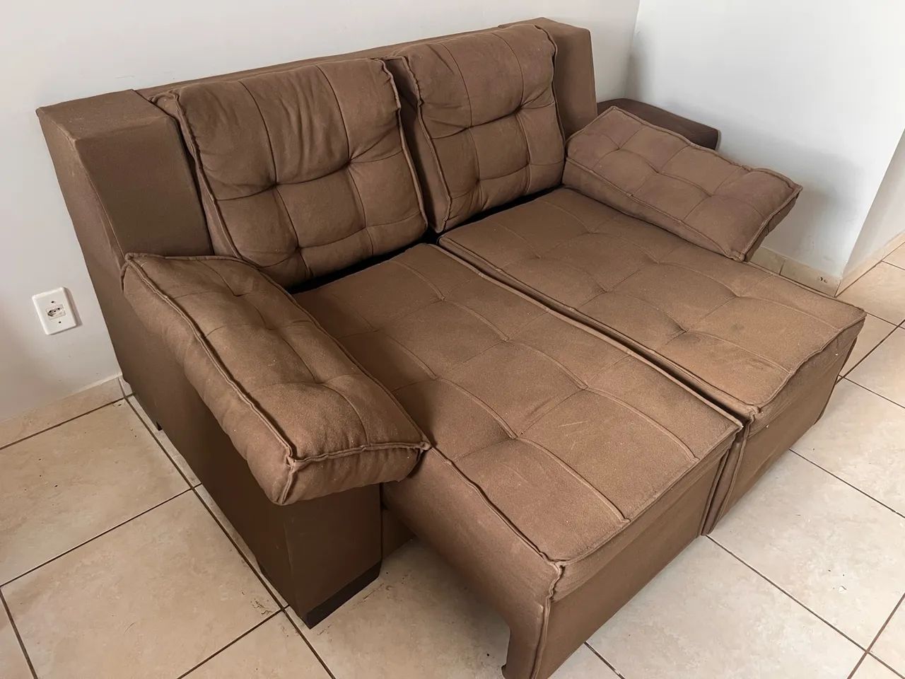 Sofá cama 2 lugares usado - Foto 2