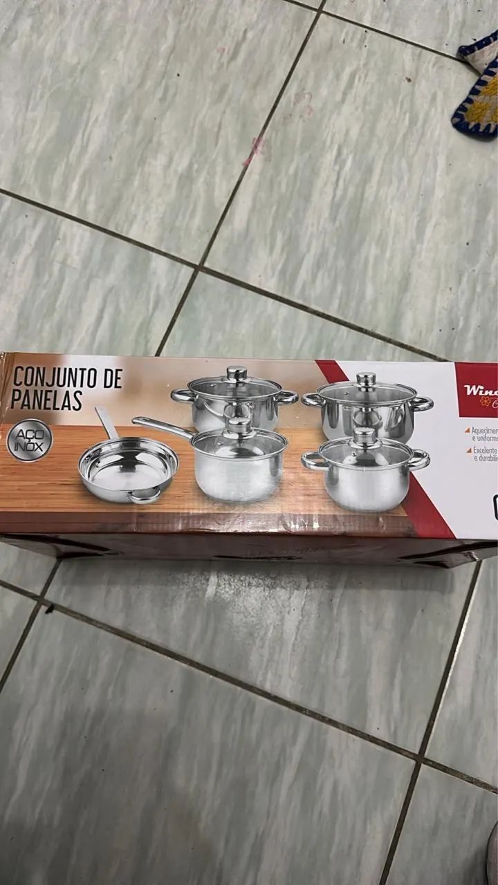 conjunto de panelas