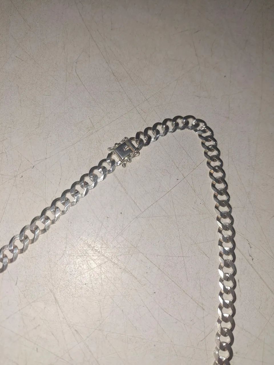 Corrente de 70cm e Pulseira de prata 925 de 8mm  - Foto 2
