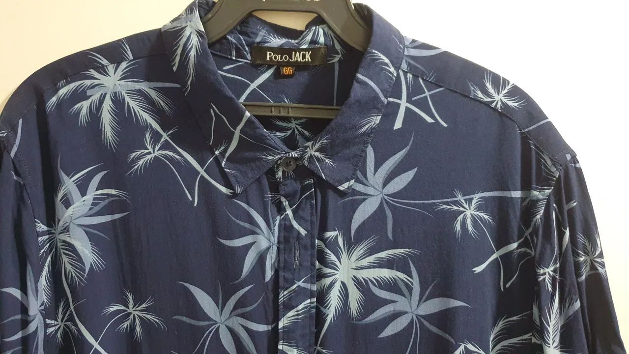 Camisa Manga Curta Masculina GG - Foto 4