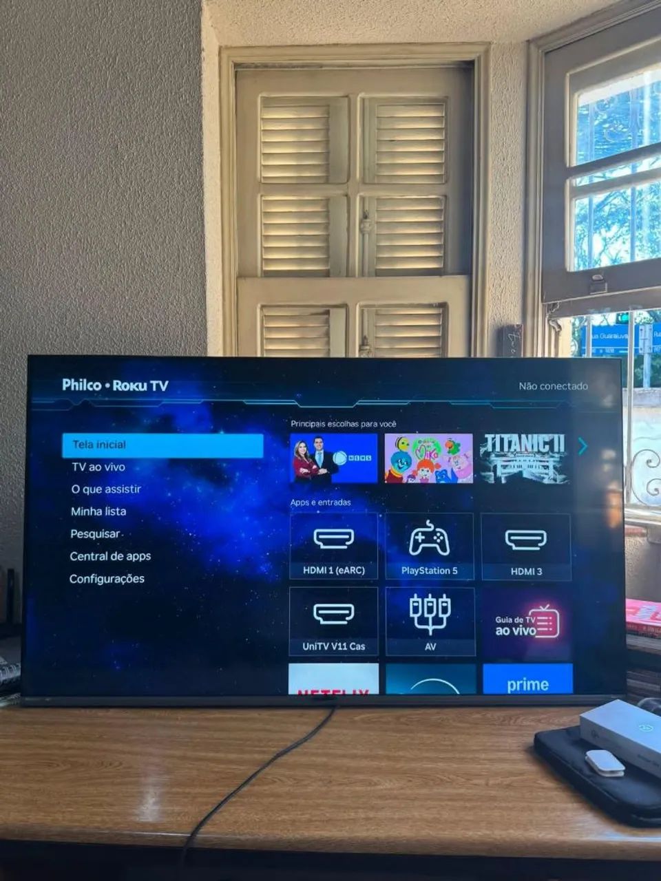 Tv smart philco de 50 polegadas, em ótimo estado de conservação. - Foto 2