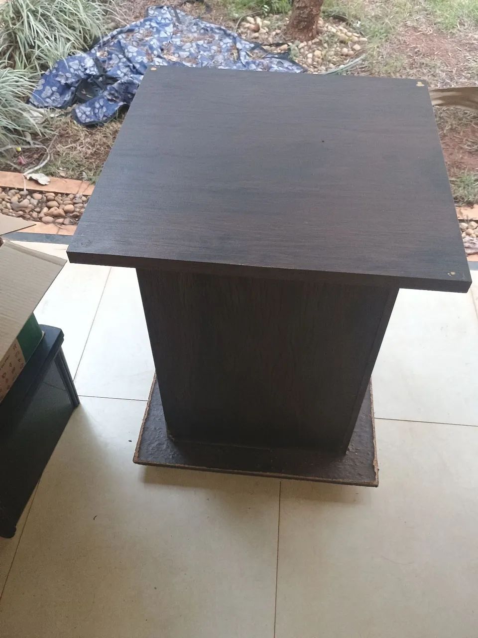 Mesa / Móvel de Apoio Marrom Escuro - Foto 3