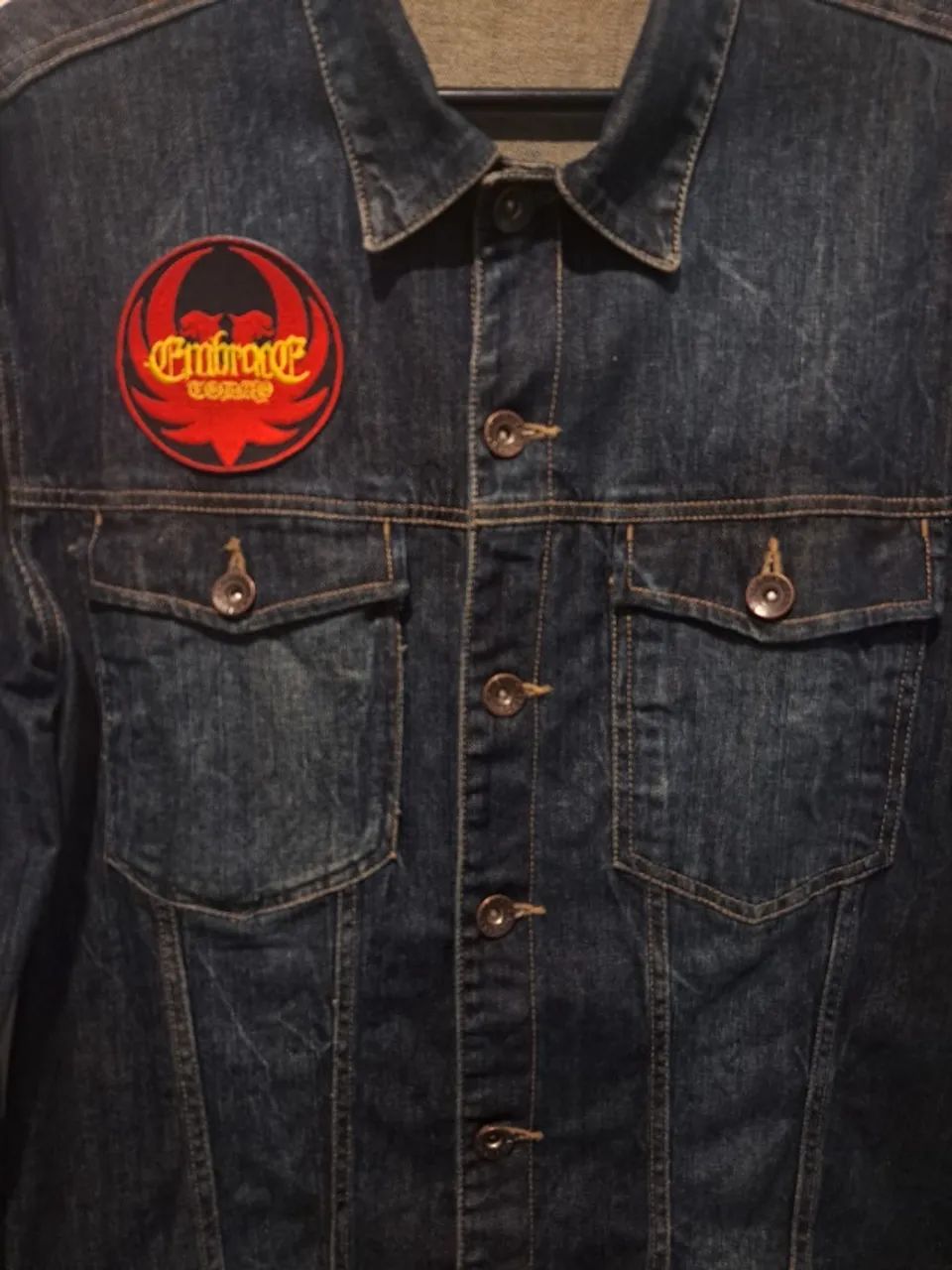 Jaqueta Jeans Hering - azul marinho (G) - Foto 3