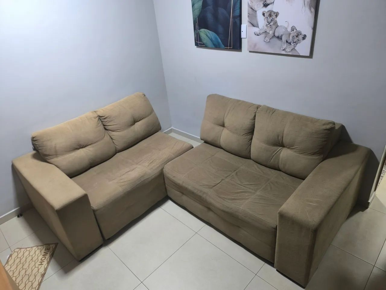 Sofá 2+2 Lugares retratil