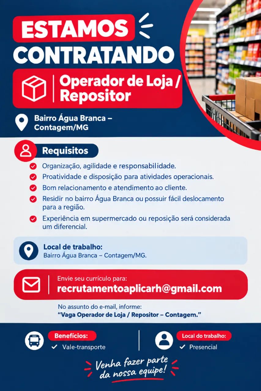 Vagas Em Contagem 
